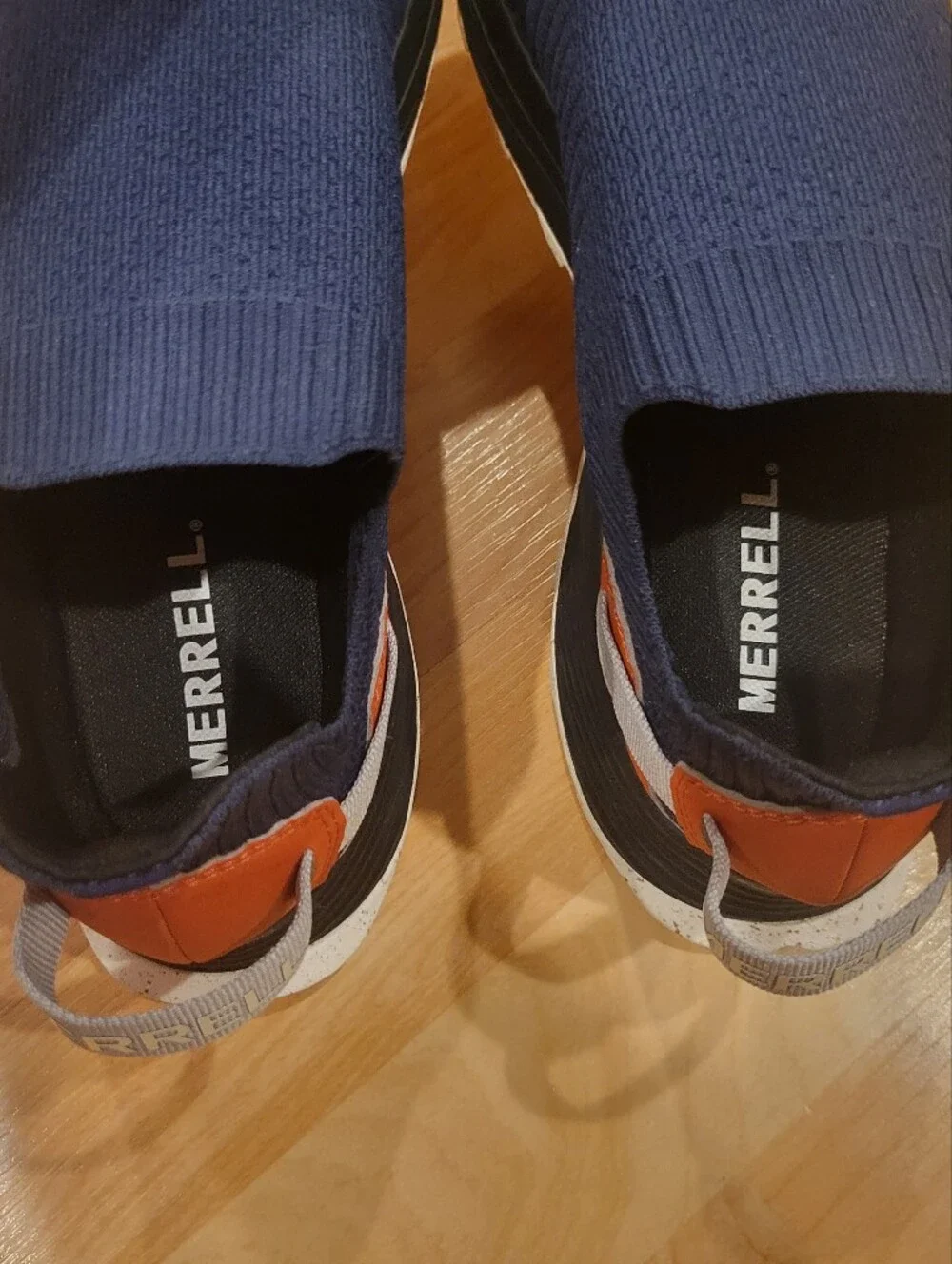 Merrell Men's Embark Sneaker Moc Slip On Navy Size 11 New